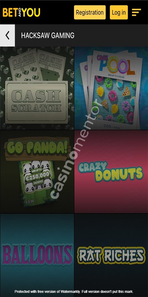 Scratch Cards Mobile